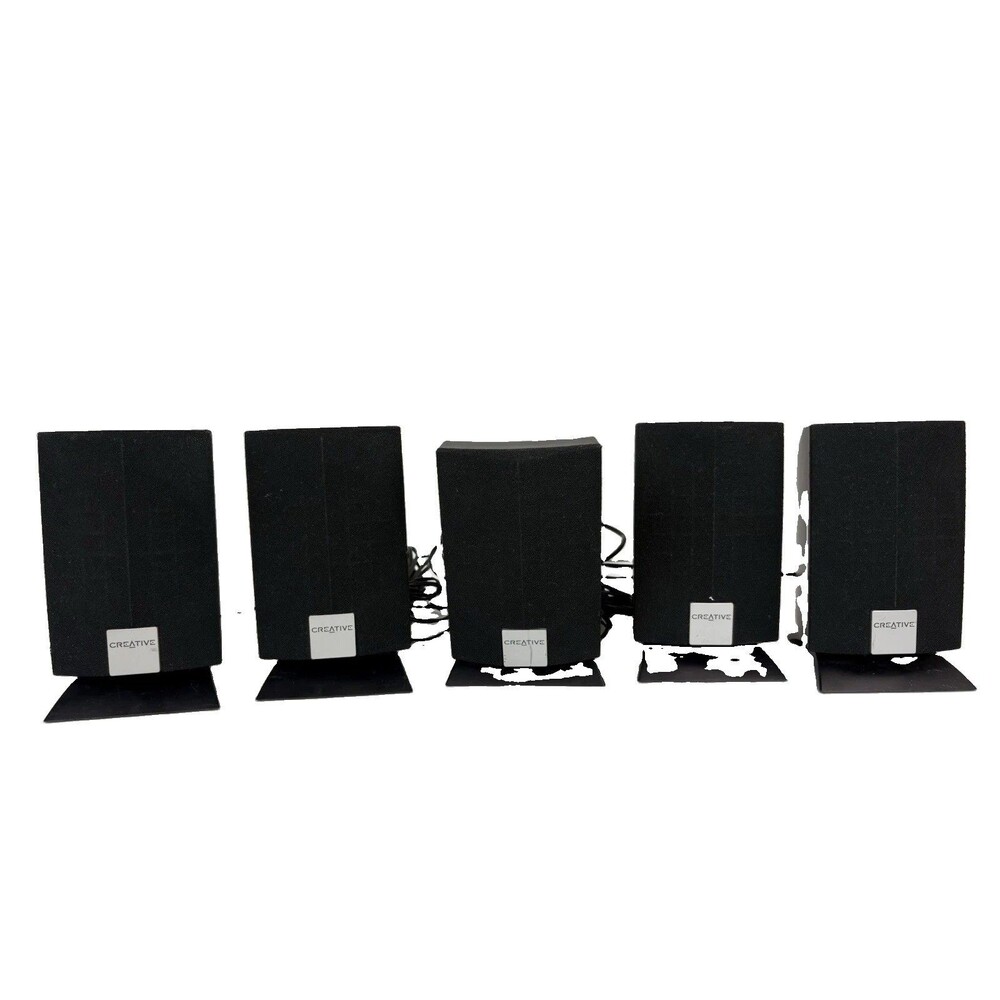 5X Creative Labs Inspire 5.1 5200 Surround Sound Gaming PC Computer Speakers EUC